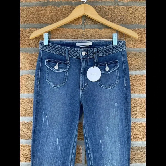 Tularosa Flare Penelope Jeans in Ankara Wash size 27 - Picture 3 of 17